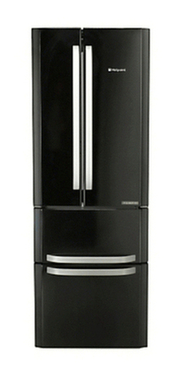 Hotpoint FFU4DK Fridge Freezer, A+ Rated, 70cm Wide, Black